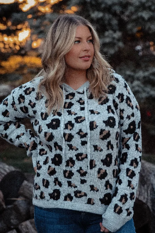 Thinking Of Leopard Sweater