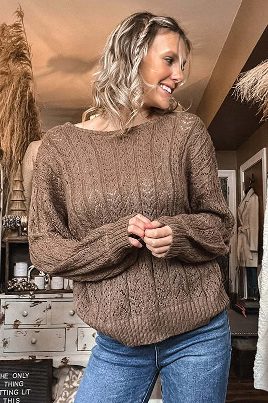 Zoya Mocha Sweater