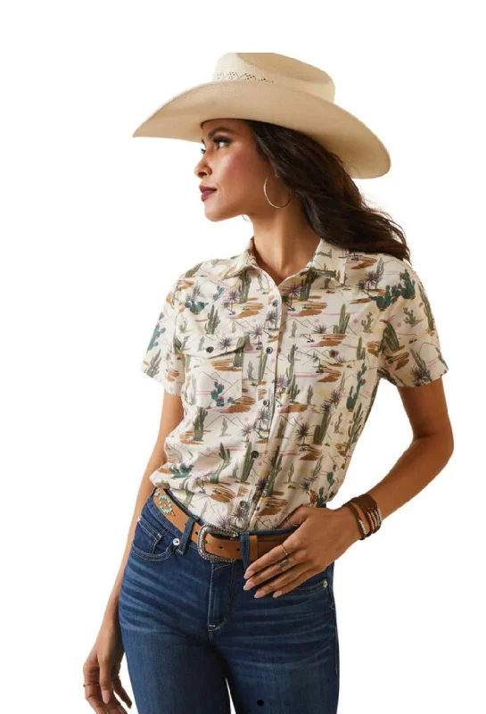 Ariat Women's Ventek Desert Scene Print Shirt