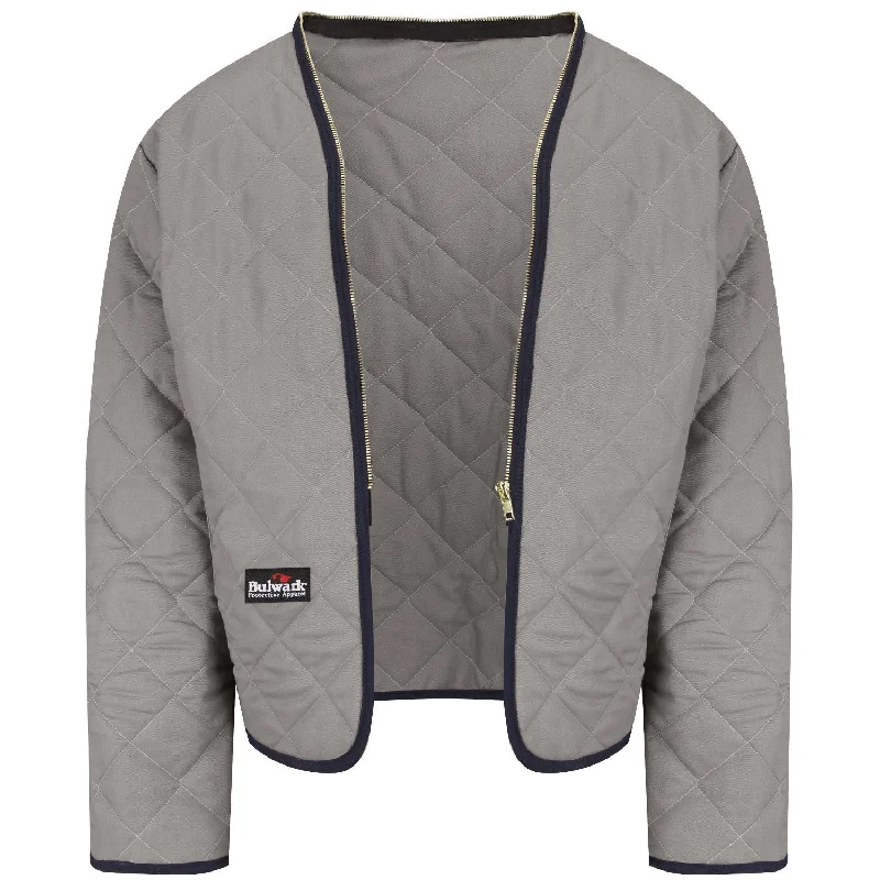 Bulwark Bulwark Fr (LML2GY) Mens Zip-In / Zip-Out Modaquilt Liner - Excel Fr - 15.5Oz.