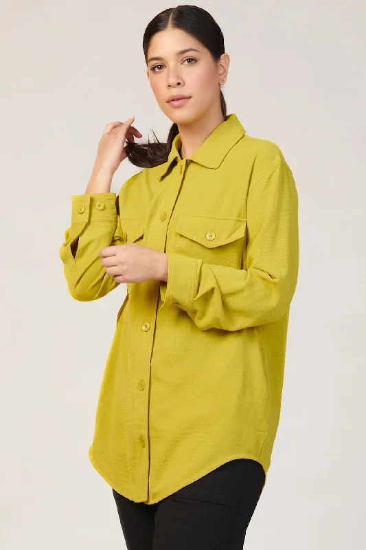 Kelly Utility Shirt - Lime