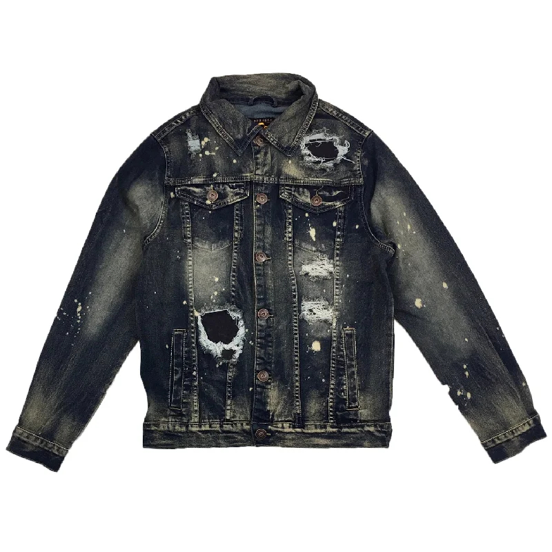 M.Society Ripped Denim Jacket (Indigo)