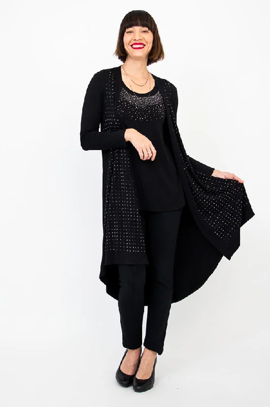 Priscilla Jacket, Black Diamond, Bamboo