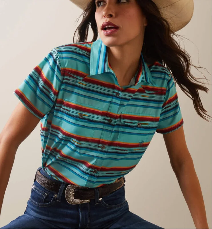 Ariat Women’s Blue Rose Serape Ventek Shirt