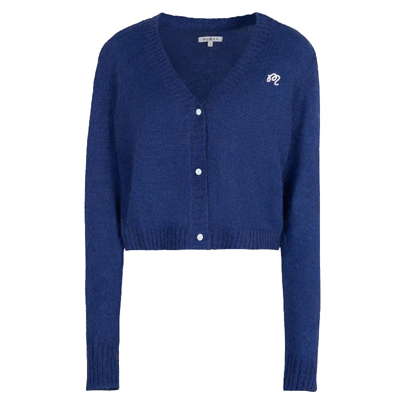 Womens Martine Top Set Cardigan Navy - W24