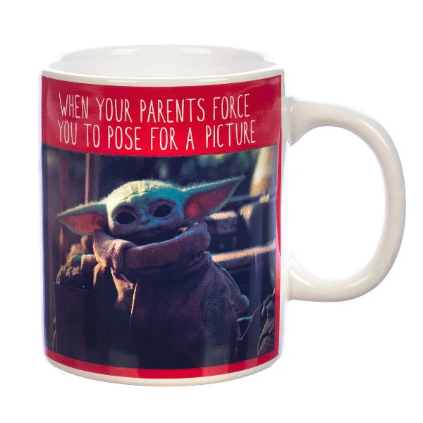 Star Wars: The Mandalorian™ The Child™ Grogu™ Baby Yoda Pose For a Picture Mug, 16 oz.