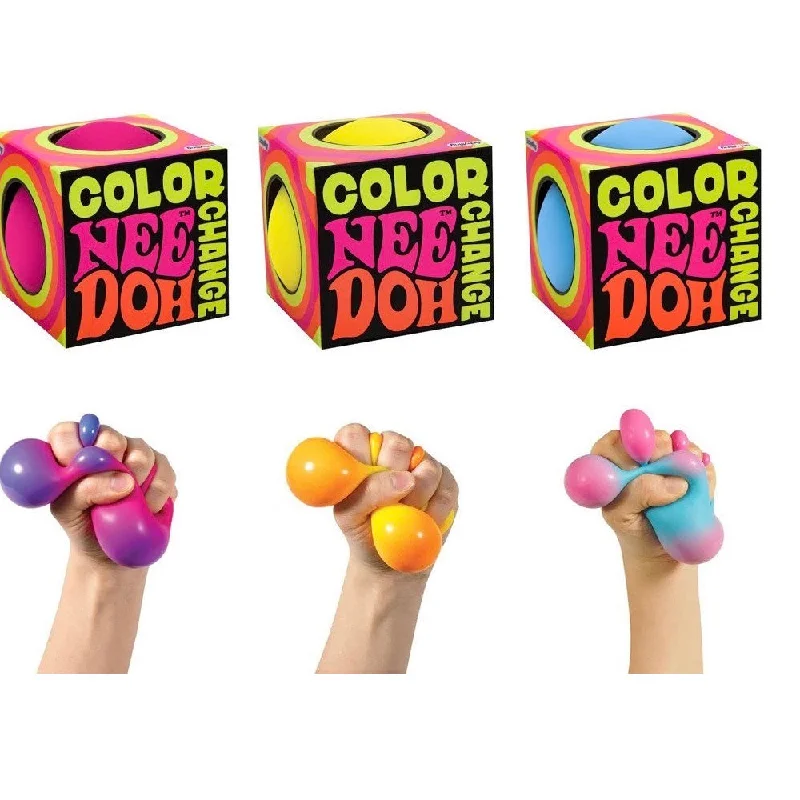 Color Changing Nee Doh The Groovy Glob Stress Relief Ball