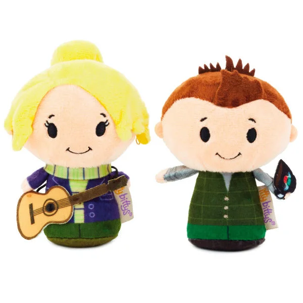 Hallmark itty bittys® Friends Chandler and Phoebe Plush, Set of 2