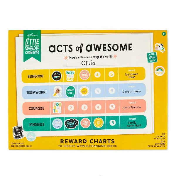 Hallmark Little World Changers™ Acts of Awesome Reward Charts