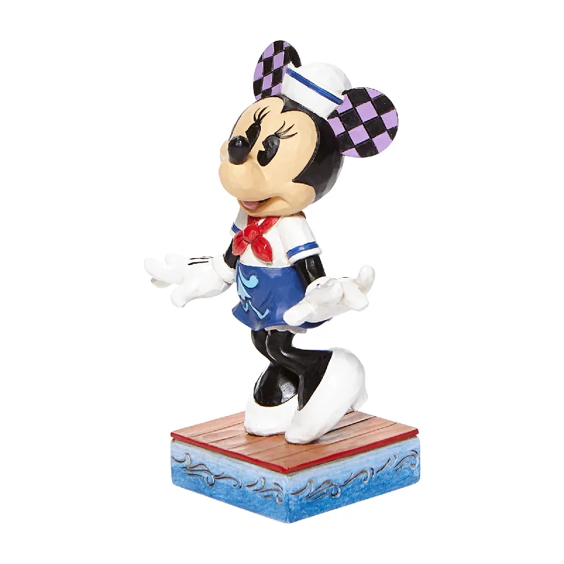 Jim Shore Disney Traditions Minnie Sassy Sailor Personality Pose Figurine