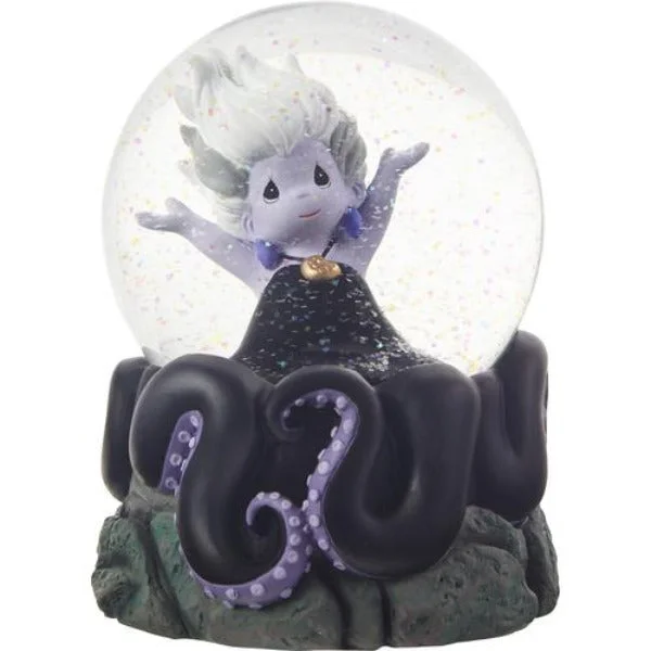 Precious Moments Disney Villains You Leave Me Speechless Ursula Snow Globe