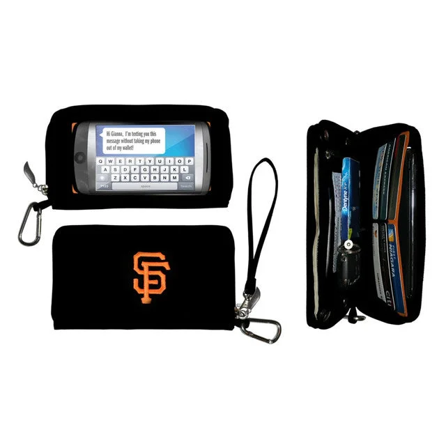 San Francisco Giants Deluxe Smartphone Wallet with Embroidered Logo