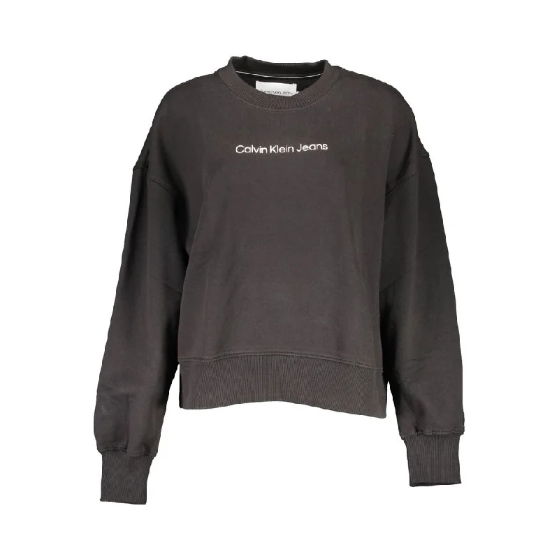 Calvin Klein Elegant Long Sleeve Crew Neck Women's Sweatshirt