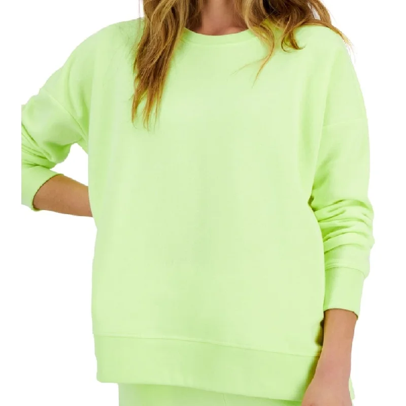 Id Ideology Women's Fleece Sweatshirt Green Size Small