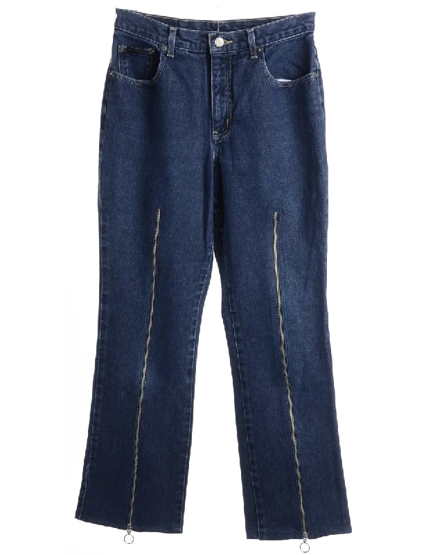 Reworked Zip Front Jeans - W29