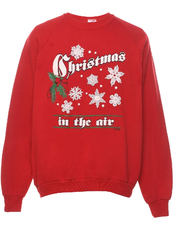 Red Christmas Sweatshirt - XL