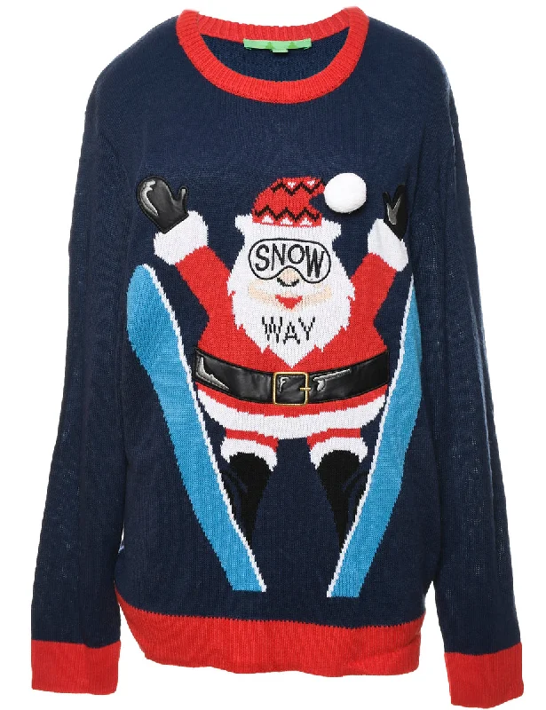 Santa Claus Christmas Jumper - XL