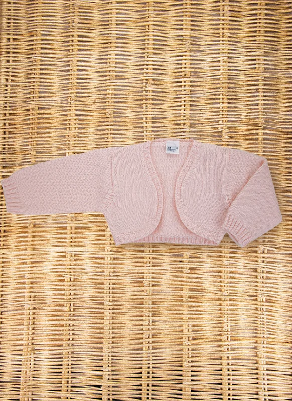 Cropped Pure Wool Cardigan