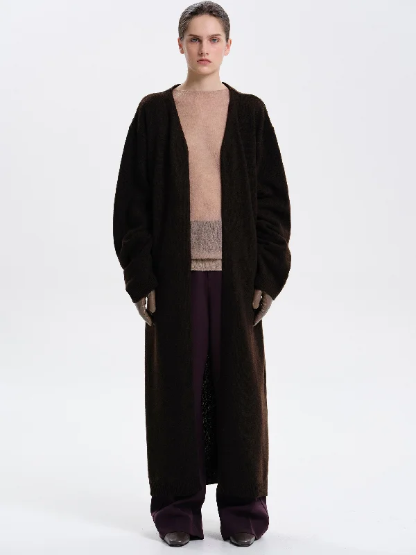 Maxi Robe Cardigan, Chocolate