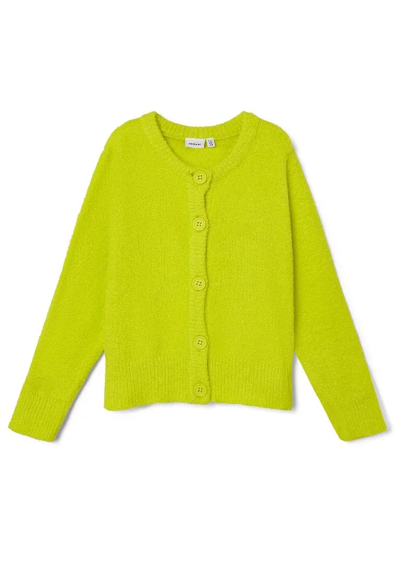 Name It Kid Kandi Long Sleeve Knit Cardigan, Evening Primrose