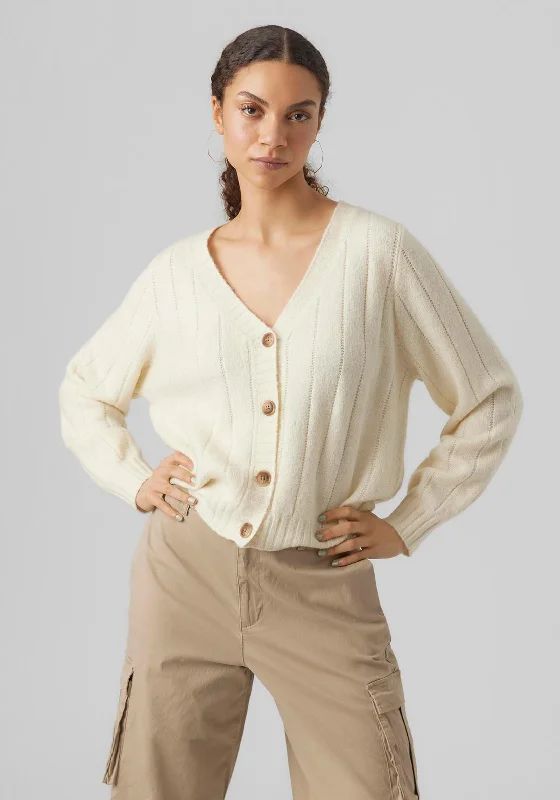 Vero Moda Maxin V-Neck Cardigan, Birch