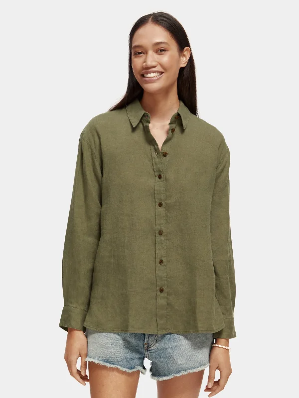 Oversized linen shirt