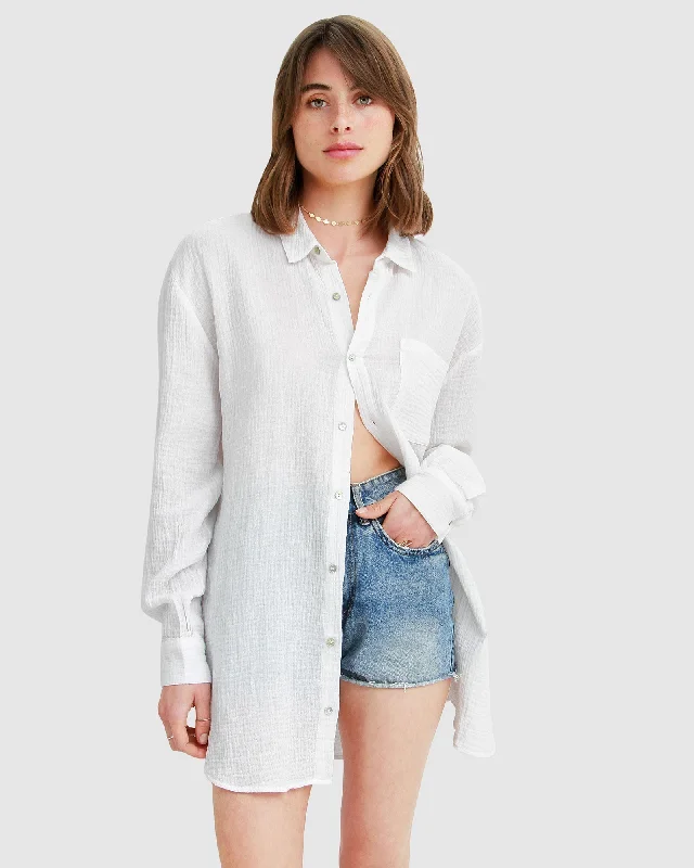 South Coast Oversized Shirt - White