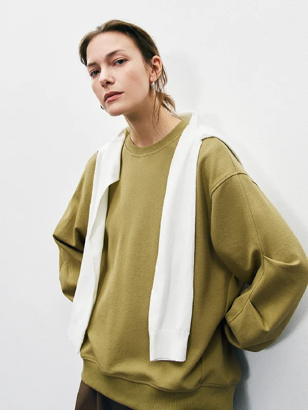 Crew Neck Oversized Sweatshirts