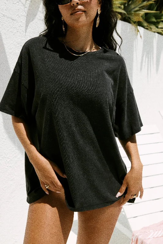 Denise Oversized T-Shirt - Black