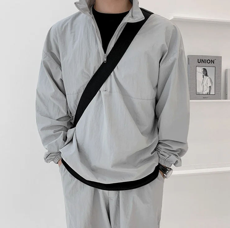 RT No. 8083 SPORTSWEAR HALF ZIP-UP JK & PANTS (SET)