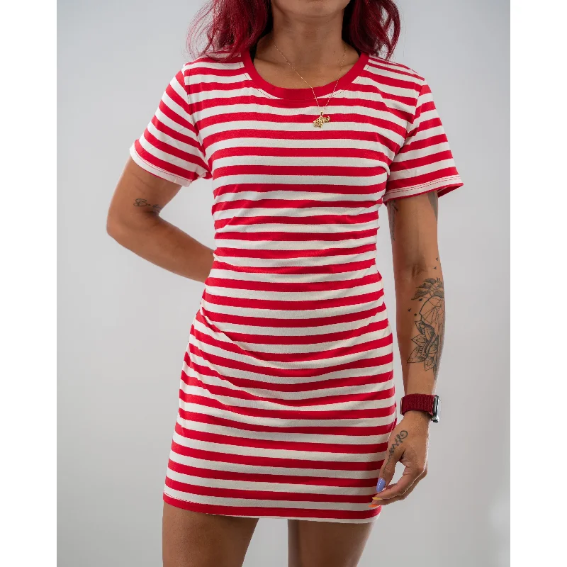 Salty Savage Ladies Striped T-Shirt Dress