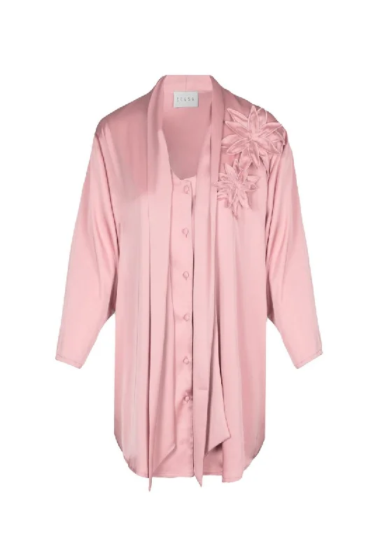 CECILY PINK SHIRT DRESS